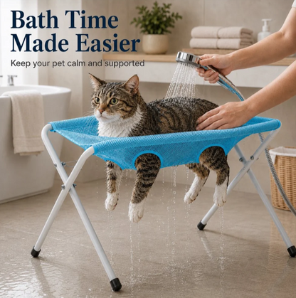 Pawuraa™ Bath Stand 🐾 🛁 — Stress-Free Pet Grooming
