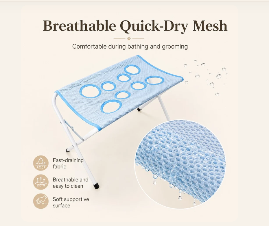 Pawuraa™ Bath Stand 🐾 🛁 — Stress-Free Pet Grooming