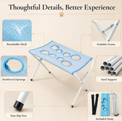 Pawuraa™ Bath Stand 🐾 🛁 — Stress-Free Pet Grooming
